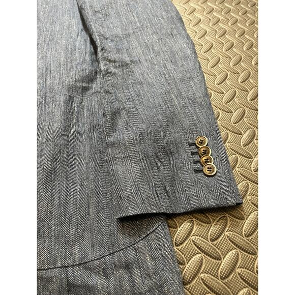 Suitsupply Baird Mcnutt Irish Linen Sport Coat Blazer 96 US Med Havana‎ Relaxed - Picture 3 of 11